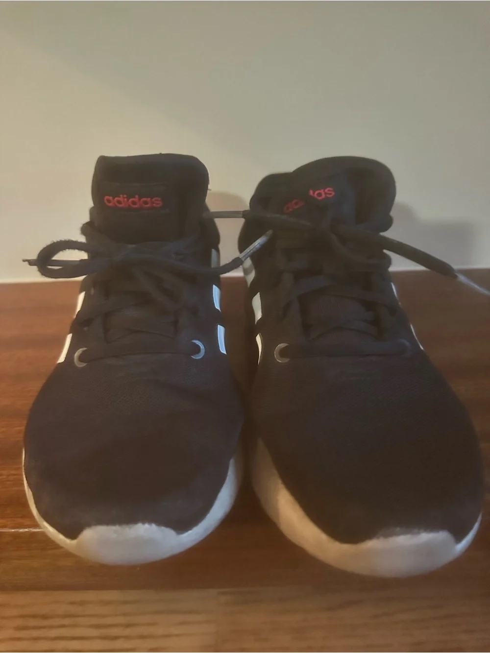 adidas Black and White Kids Athletic Sneakers